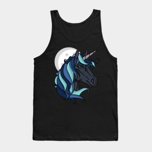 Midnight Unicorn Tank Top